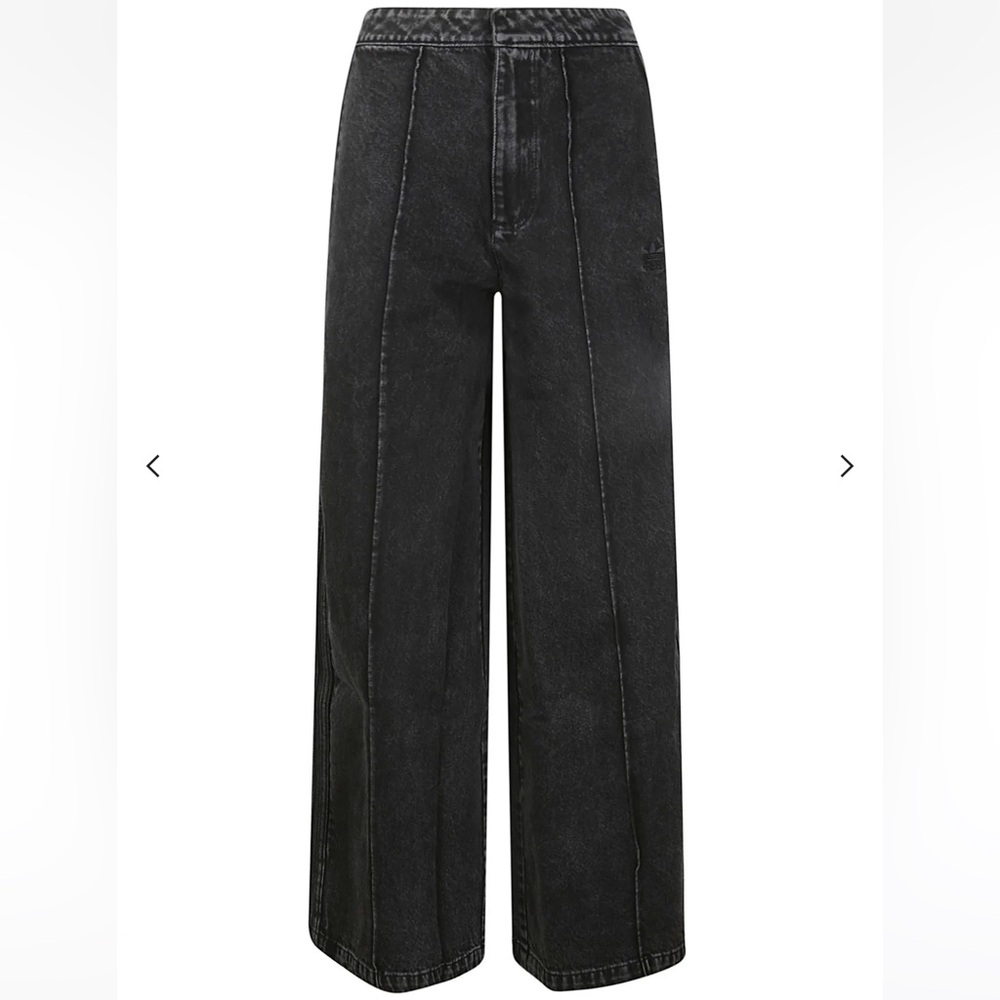 Adidas Originals High-Waist Wide Leg Jeans